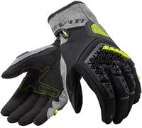 REV'IT! Revit Mangrove Guanti Moto (Black/Grey/Yellow,2XL)