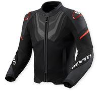 Revit Mantis 3 H2O impermeabile Giacca tessile moto, nero/rosso, Taglia M