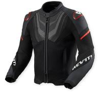 Revit Mantis 3 H2O impermeabile Giacca tessile moto, nero/rosso, Taglia XL