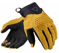 Revit Massif Guanti da moto, giallo, taglia L per maschi
