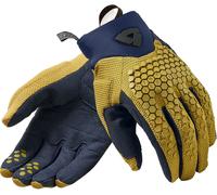 Revit Massif, guanti S male Marrone Chiaro/Blu Scuro
