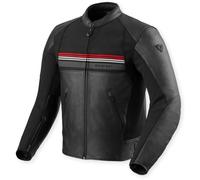 Revit Mile 2 Giacca in pelle da moto, nero/rosso, Taglia 50