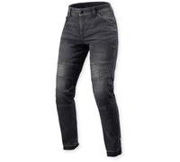 Revit Moto 2 Slim Jeans da moto da donna, nero, Taglia 31/32