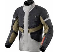 Revit Neptune 3 GTX impermeabile Giacca tessile moto, nero-grigio-verde, taglia 3XL per maschi