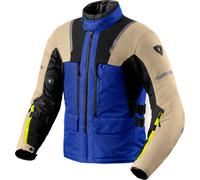 Revit Offtrack 2 H2O, giacca tessile impermeabile 3XL male Beige/Blu