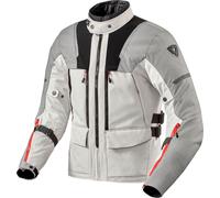 Revit Offtrack 2 H2O, giacca tessile impermeabile S male Grigio Chiaro/Argento