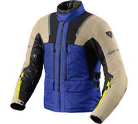 Revit Offtrack 2 H2O Giacca tessile moto, blu/beige, Taglia S