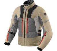 Revit Offtrack 2 H2O Giacca tessile moto, grigio/beige, Taglia 4XL