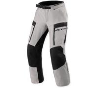 Revit Offtrack 3 H2O Pantaloni tessili impermeabili per motociclette, argento/nero, Taglia XL