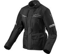 Revit Outback 3 Giacca donna moto tessile, nero/argento, Taglia 40