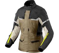 Revit Outback 4 H2O, giacca tessile impermeabile donna 40 male Olivae/Dark Grey/Light Grey