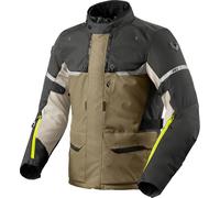 Revit Outback 4 H2O Giacca tessile moto, Verde/Grigio, Taglia S
