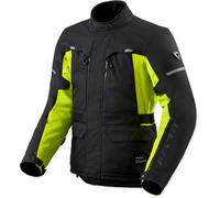 Giacca da moto Revit Outback 5 H2O nero-giallo fluo 3XL