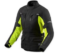 Revit Outback 5 H2O Giacca tessile impermeabile per motociclette, nero-giallo, taglia 44 per donne
