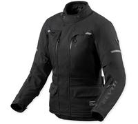 Revit Outback 5 H2O Giacca tessile impermeabile per motociclette, nero, taglia 44 per donne