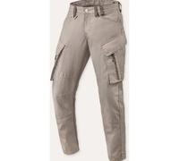 Revit Cargo Tristan Tapered Pantaloni tessili per motociclette, beige, taglia 32 34 per maschi