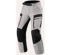 Revit Offtrack 3 H2O Pantaloni tessili impermeabili per motociclette, nero-argento, taglia M per maschi