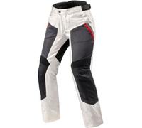 Revit Tornado 4 H2O impermeabile Pantaloni tessili da moto da donna, nero-argento, taglia 40 per donne