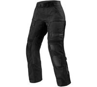 Revit Sand 5 H2O impermeabile Ladies Moto Tessile Pantaloni, nero, taglia 34 per donne