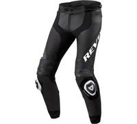 Rev'it Pantaloni In Pelle Revit Apex Nero Bianco Accorciato UOMO 54