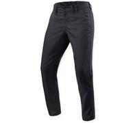 Revit Chino Dean 2 Tapered Pantaloni tessili da moto, nero, Taglia 33/34