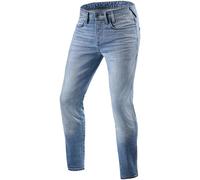 REVIT - Pantaloni Piston 2 SK L32 Light Blue Used Blu 28