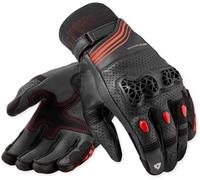 REV'IT! Guanti da moto Positron – Perforati Nero/Rosso 3XL