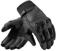 Revit Positron Guanti da motocicletta perforati, nero, Taglia S