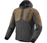 Revit Potential GTX impermeabile Giacca tessile moto, grigio/marrone, Taglia S