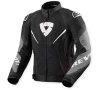 Revit Quantum 3 Air Giacca tessile da moto, Bianco/nero, Taglia L