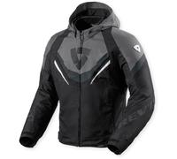 Revit Quantum 3 H2O impermeabile Giacca tessile moto, nero/grigio scuro, Taglia 3XL