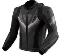 Rev'it Giacca In Pelle Revit Quantum 3 Pro Nero Antracite UOMO 46