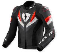 Giacca Pelle QUANTUM 3 PRO Nero Rosso REVIT - AN: 54
