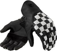 Revit Redhill Chess Guanti da moto, nero-bianco, taglia 2XL per maschi