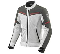 REV'IT! Revit Airwave 3 Giacca tessile motociclistica, bianco/grigio, S
