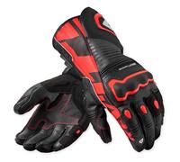 Rev'it Guanti Moto In Pelle Revit Argon 3 Nero Neon Rosso M