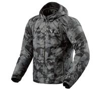 REV'IT! Revit Flare 3 H2O - Giacca impermeabile in tessuto per moto, colore grigio/mimetico, 2XL
