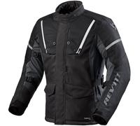 Revit Horizon 3 H2O Giacca tessile moto, nero-bianco, taglia 4XL per maschi