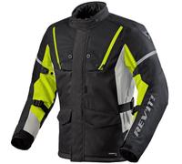Giacca da moto Revit Horizon 3 H2O nero-giallo fluo XL