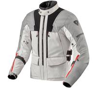 Giacca da moto Revit Offtrack 2 H2O grigio chiaro-argento 2XL