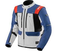 Giacca da moto Revit Offtrack 3 H2O blu-argento 2XL
