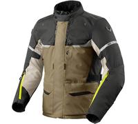 Revit Outback 4 H2O Giacca tessile moto, grigio-verde, taglia L per maschi