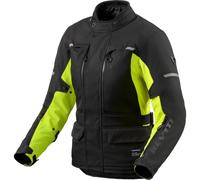 Revit Outback 5 H2O Giacca tessile impermeabile per motociclette, nero-giallo, taglia 44 per donne