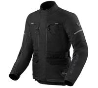 Revit Outback 5 H2O Giacca tessile da motocicletta impermeabile, nero, taglia M per maschi