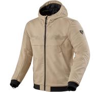 Revit Parabolica 2 Felpa con cappuccio e zip da moto, beige, taglia 3XL per maschi