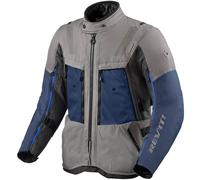 Revit Sand 5 H2O Giacca tessile da moto, grigio, taglia XL per maschi