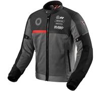 Giacca da moto Revit Swiftblade nero-rosso S