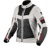 Revit Tornado 4 H2O impermeabile Giacca tessile moto da donna, argento/nero, Taglia 44