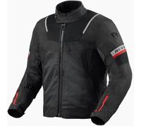 REV'IT! Giacca moto tessile Tornado 4 H2O impermeabile XS Uomo Nero/Grigio Scuro