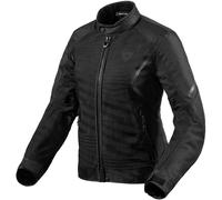 REVIT Giacca moto donna Torque 2 H2O Ladies ventilata impermeabile tessuto Nero